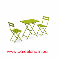 Раскладные стулья и стол для улицы Arc en ciel EMU_1